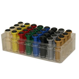 CanDo 10-3759 Digi-Flex Multi 32 Additional Progressive Buttons with Box, Tan/Yellow/Red/Green/Blue/Black/Silver/Gold