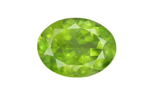 Péridot naturel de 13 carats, gemme de collection non traitée et pure