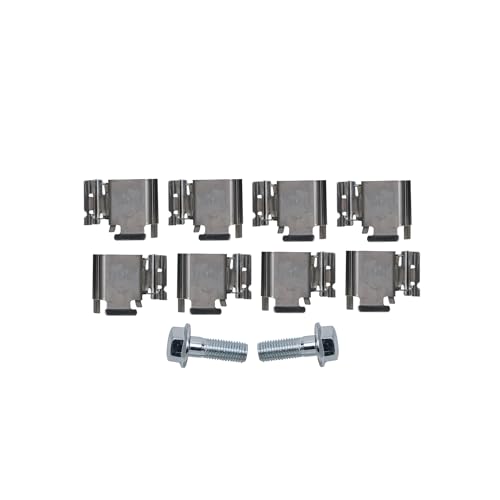 Image of Detroit Axle - Rear Brake Pads for 2005-2007 Ford Five Hundred Freestyle Mercury Montego, 2008-2009 Taurus X Sable, 2005-2008 Jaguar X-Type, Ceramic Brake Pads w /Hardware Replacement