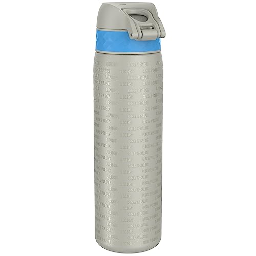 NFL Detroit Lions Lightweight Steel Water Bottle, 600 ml/20 oz, Non-Insulated, Leak Proof, Easy to Open, Secure Lock - Image 2