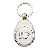 Fonction pratique : Chaque Halle verliebt Le porte-clés Appartement est équipé d'une puce de panier d'achat qui facilite le quotidien et allie style et fonctionnalité.