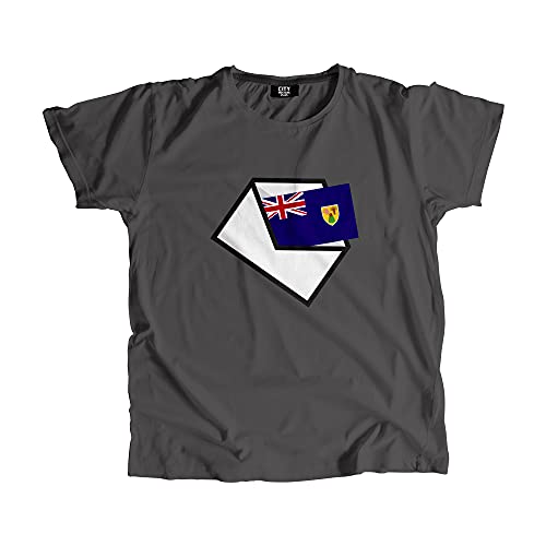 T-shirt Turks and Caicos Islands Mail unisexe idéal pour l'été