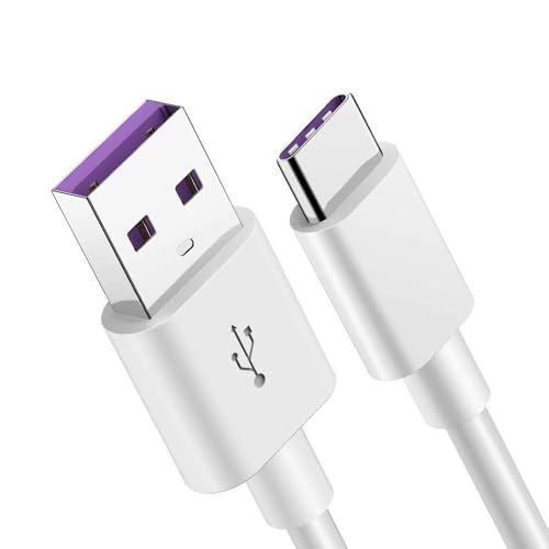 GlobaLink Cable de Carga Huawei 5A Cable USB C 5A para Huawei P30, P30 Pro, P20 Lite, P20, P10, Mate 20, 20 Pro, 30, 30 Pro Mate 10 2M