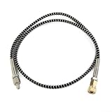 Luftfüllschlauch DN2 91,4 cm, Hochdruck-Microbore-Schlauch, für Ladeadapter, Tauchtank-Füllleitung, 4500 psi Entlüftungsschlauch mit Schnellanschluss