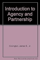 Introduction to Agency and Partnership 0409253669 Book Cover