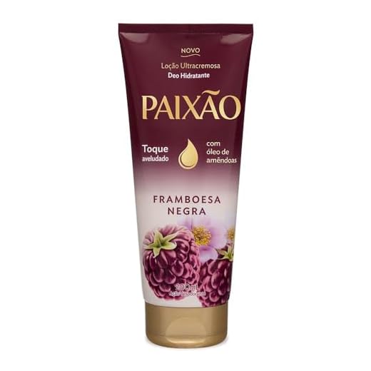 Paixão Hidratante Desodorante Corporal Framboesa Negra Hibisco Branco 200 Ml