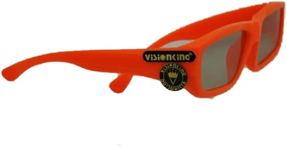 Visioking 3D Movie Game Glasses 3D Style Glasses for 3D Movies Games, 3D Viewing Glasses, Light Simple Design