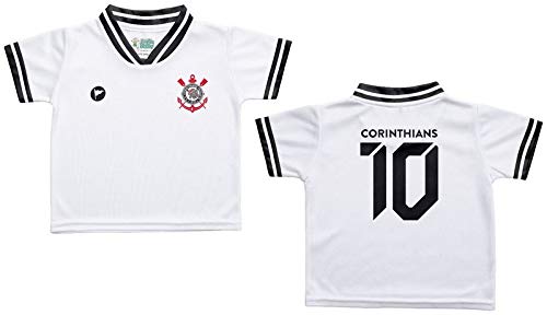 Camiseta infantil Corinthians OFICIAL Torcida Baby branca cor:branco;tamanho:4 anos