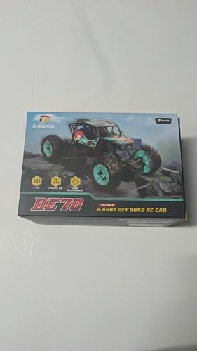 DEERC DE70 Remote Control Truck W/Metal Shell, 60+ Mins, 2.4G Remote Control Car, 1:22 RC Cars Crawler for Boys, RC Monster Trucks, Toy Vehicle Car Gift for Kids Adults Girls - Image 10