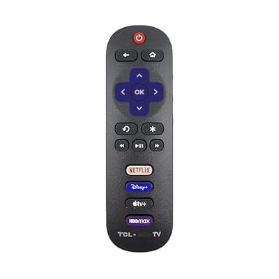 OEM Replacement Remote Control Compatible with All TCL Roku Smart TVs?Only Works with TCL Roku TV, Not for Roku Stick and Roku Box? (Netflix, Disney Plus, Apple TV+, HBO Max)