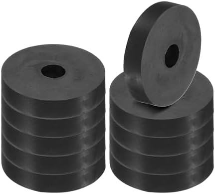 PATIKIL Multi Purpose Rubber Spacer, 10 Pcs 2"OD 0.47"ID 0.4"Thic...