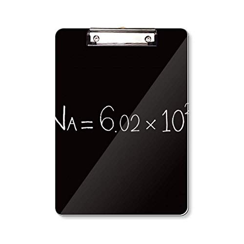 Constante d'Avogadro porte-bloc A4 pour réviser la chimie au labo