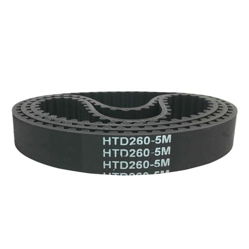 Courroie de distribution HTD 5M 260mm en caoutchouc | 2 pièces largeur 20mm