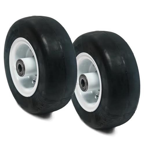 Replacement for Walker 2PK Flat Free Tire Assembly for 8x3.00-4 8715-3, 5715-3, 5715-4, 4218 OEM