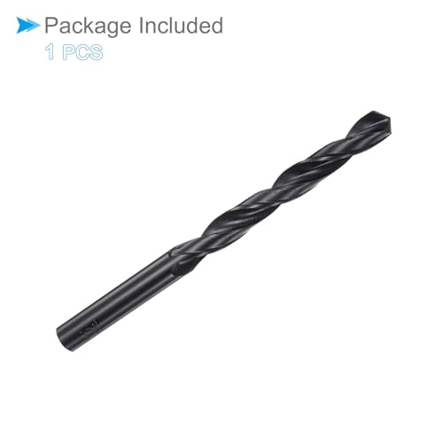 CoCud 6542 Hochgeschwindigkeitsstahl Spiralbohrer, 9,2 mm Durchmesser 125 mm Länge, Schwarzoxid-Gerade Spiralbohrer - (Anwendungen: für Metall Holz Kunststoff Aluminium)