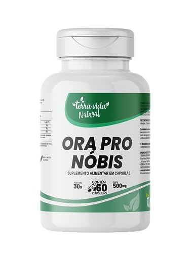 Ora Pro Nobis 500mg - Fórmula Exclusiva Com Cápsulas 100% Puro