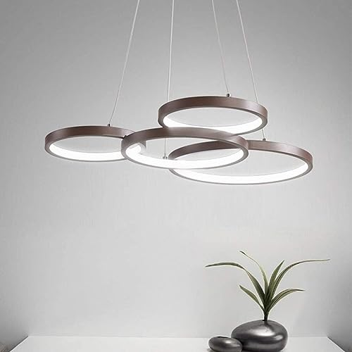 Pendant LED pour chambre de coucher : lustre moderne en acrylique chic