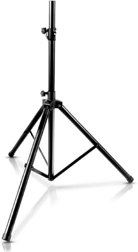 Pyle Pied Réglable pour Enceinte – Support Pliable en Trépied Robuste, Idéal pour la Maison, la Scène ou le Studio
