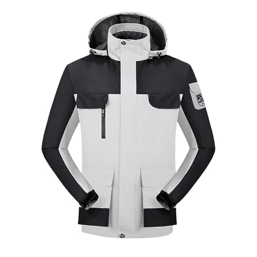 Veste de randonnée homme imperméable et coupe-vent pour l'automne