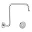 Round Flange-16″ Brushed Nickel