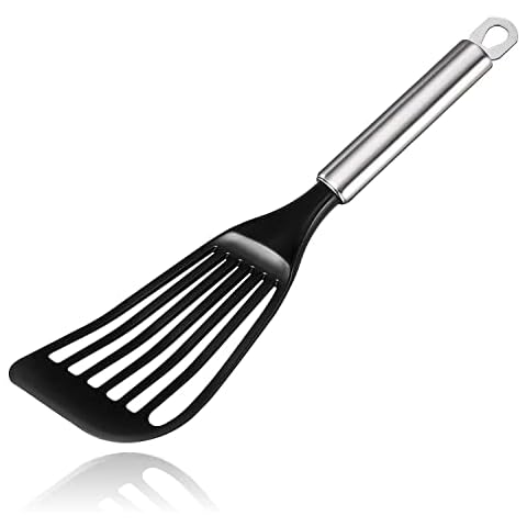 TENTA KITCHEN Flexible Egg Turner Fish Spatula, for Fish/egg/meat/dumpling Frying Cover