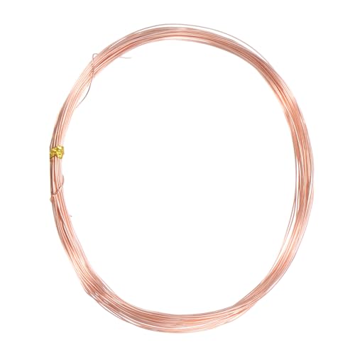 M METERXITY 99.9% Soft Copper Wire, 26 Gauge 33FT Pure Copper Wire for DIY Crafting/Jewelry Making/Gardening Plant/Beading