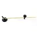 New Lon0167 Black Plastic Featured Suction Cup Copper reliable efficacy Tone Ruler Tile Glass Circle Cutter 11.8