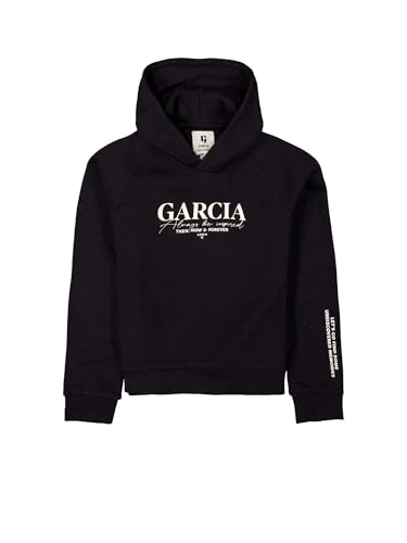 Sweat-shirt à capuche enfant noir Off Black vêtement chaud fille garçon taille 140-146