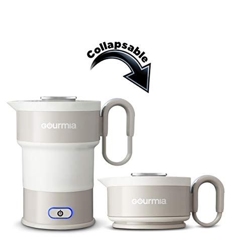 Gourmia GK348 Electric Collapsible Travel Kettle - Foldable & Portable - Fast Boil