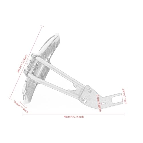Image of Motorcycle Rear Fender Mud Guard Motorbike Mudguard for CBR650 MT09 GW250 CB190R Rear Cover Splash Guard Protector (Type B)