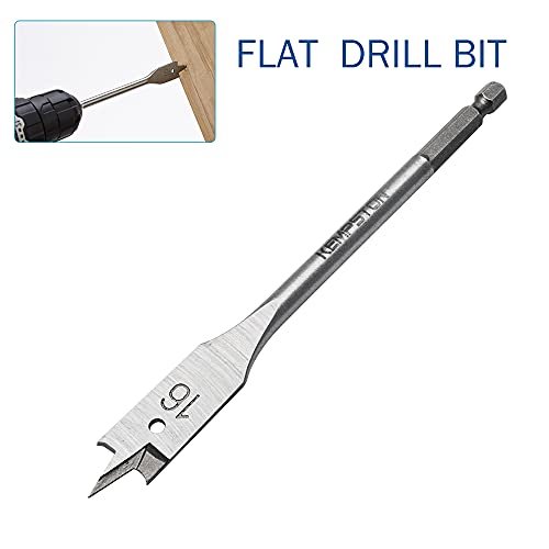 Spade Drill Bit, Wood Drill Bits Flat Drill Bit for Wood 14mm