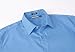 Alex Vando Mens Dress Shirt Easy Care Slim Fit Long Sleeve Cotton Stretch Button Down Shirt,Blue,L