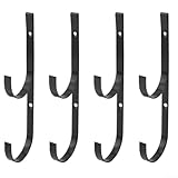 Vidonergy Paquete de 4 ganchos de metal para barra de piscina, para...