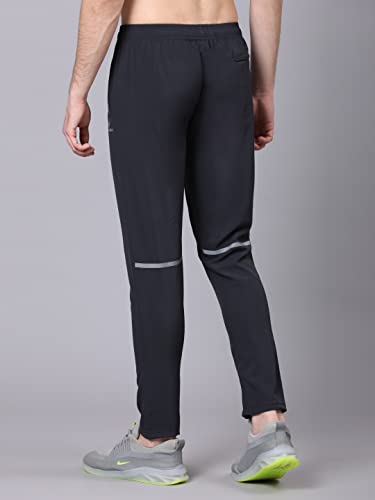 Image of Dpassion Regular fit Running Track Pants for Men with Side Zipper Pocket | Lowers for Boys |Sports Track Pant for Men