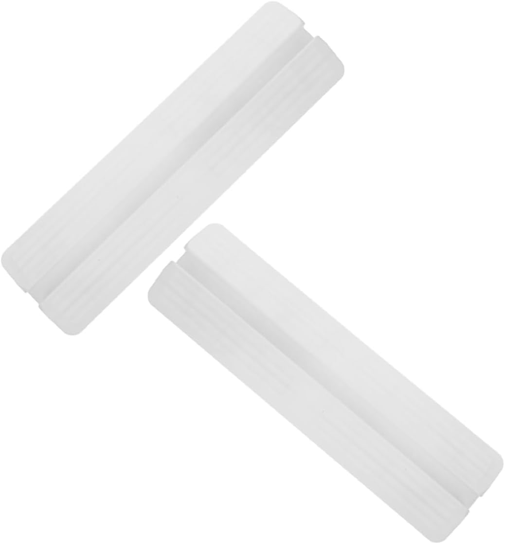 2Pcs Anti-Kick Pedal Safety Gate Accessory for Stairways and Pet Fences, Non-Slip Design, Easy Installation, Protects Wall and Furniture, White