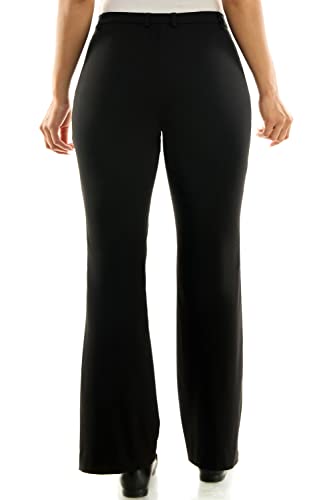 Zac & Rachel Women's Slim Leg Pants with Flared Opening Bottom3