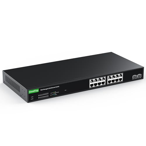 16-Port 2.5Gb Managed Switch with SFP