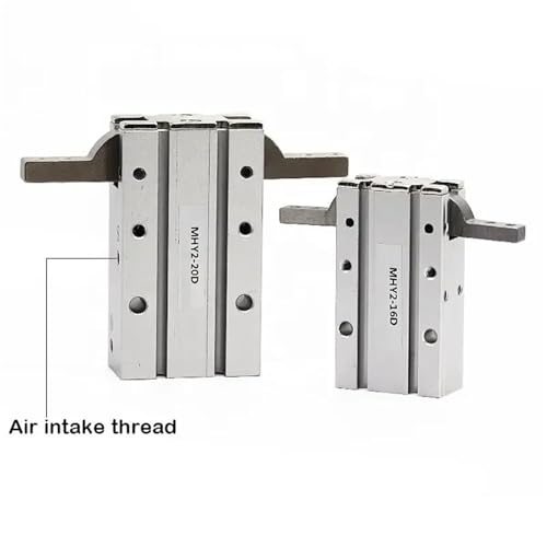 Vérin à doigt de pince pneumatique MHY2-20D double effet fermeture 180° - 3