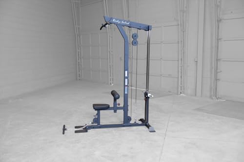 Image of Body-Solid (GLM85B Pro LAT Machine Sculpt a Stronger, Space-Saving and Back Exercise Weight Machine Home Gym Equipment