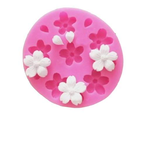 11 Cavity Cherry Blossom Silicone Mould Perfect for Candles Cake Decorating Soap Making More | Pack of 2-image-49