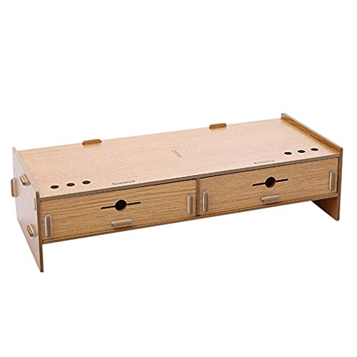 Base para ordenador portátil y monitor con cajón y soporte miniatura 1