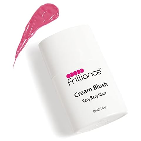 Frilliance Hydrating Cream Blush, Very Berry Glow Tint, Cruelty Free Hypoallergenic for Teens of All Skin Types, 30 ml / 1 fl oz Cover