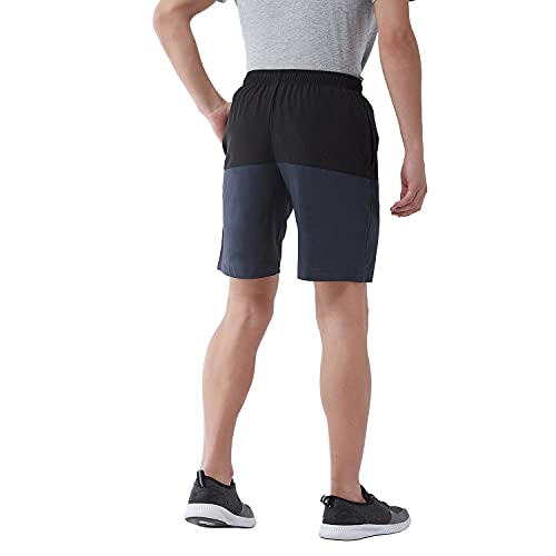 Image of Masch Sports Men's Dri-Fit, Moisture Wicking, Lightweight, Regular Fit, Soft Polyester Blend Fabric, Color Block, Sports Wear, Active Wear, Gym, Running & Training Shorts