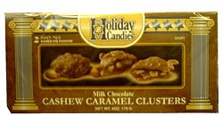 Passover Milk Chocolate Cashew Caramel Clusters