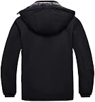 Wantdo Women's Plus Size Waterproof Ski Jacket Winter Windproof Mountain Warm Hooded Snow Coat