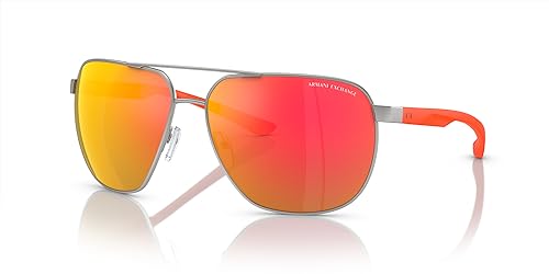 Image of Armani Exchange mens Ax2047s Round Sunglasses