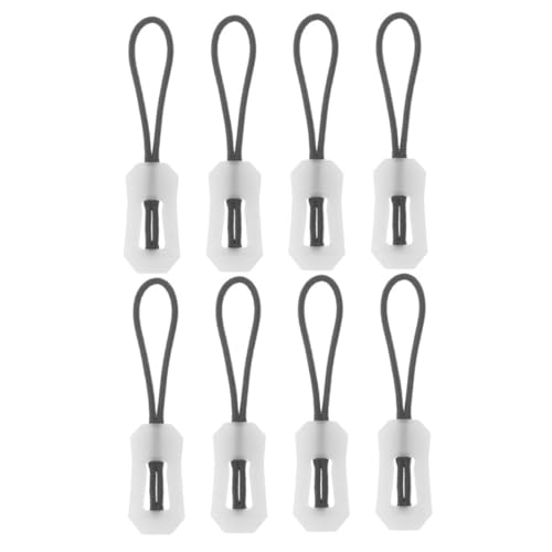 Housoutil DIY Zipper Pulls Kit 8pcs Night Light Zipper Pulls for Bags Coats Shoes Universal Use