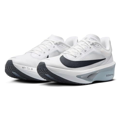 Nike Zoom Fly 6 Women's Road Racing Shoes (FN8455-104, White/Pure Platinum/Obsidian Mist/Gridiron)2