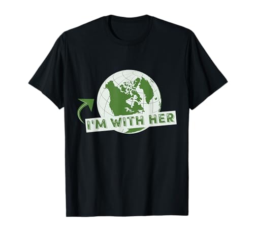 Earth Day 2019 T-Shirt I'm With Her Earth-Day Tee Shirt T-Shirt