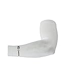 fibra de carbono color blanco Termorregulación inteligente SportHG HG-Zero Manguitos con Fibra de Carbono, Hombre, Blanco, S/M
